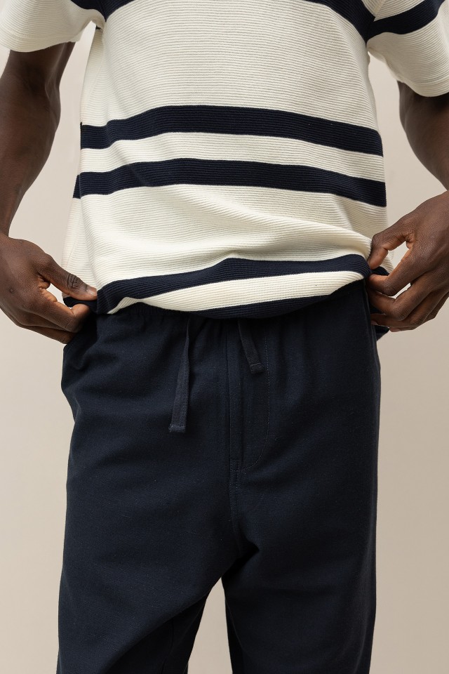 Relaxed Linen Effect Pants