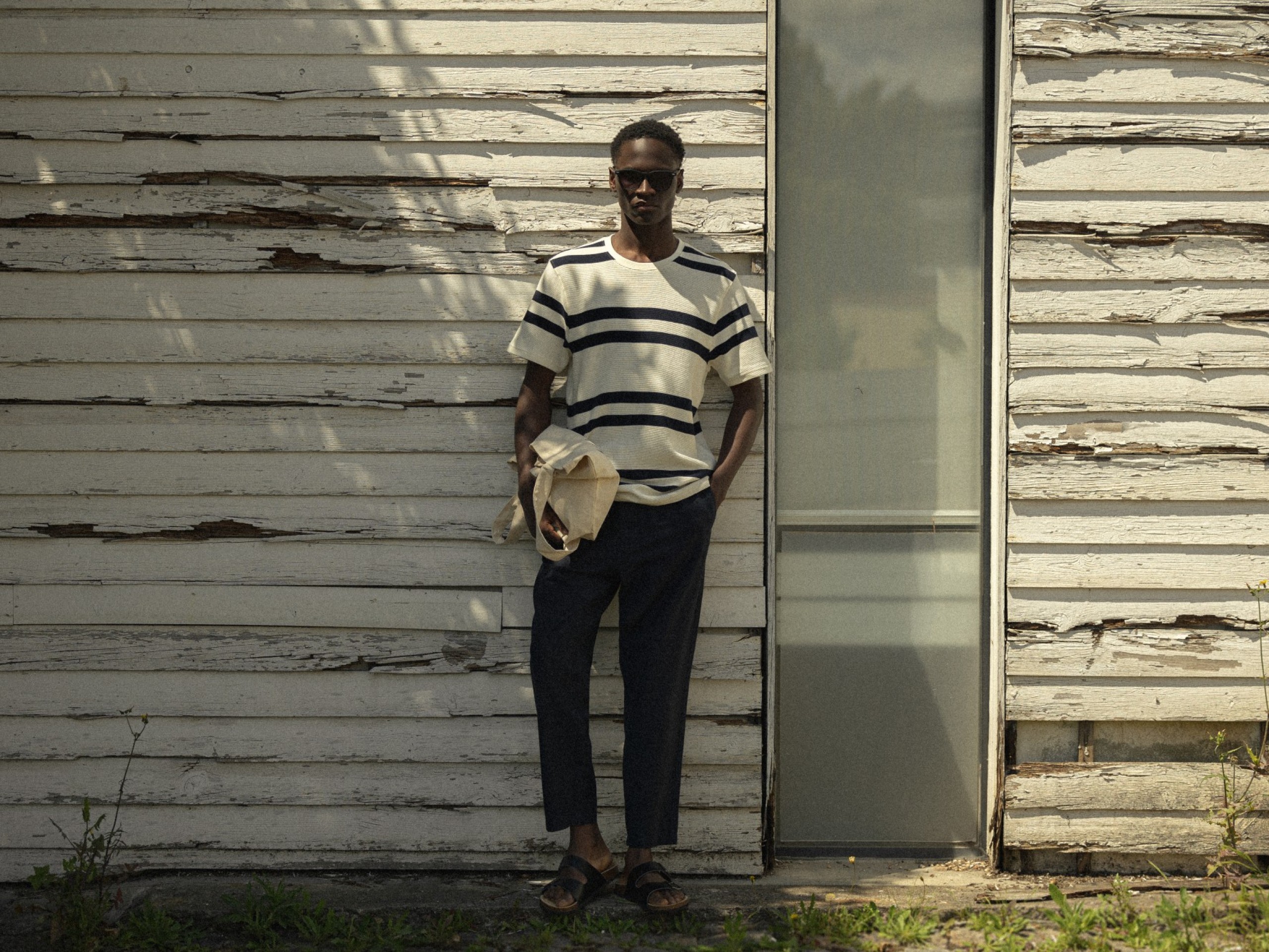 Relaxed Linen Effect Pants
