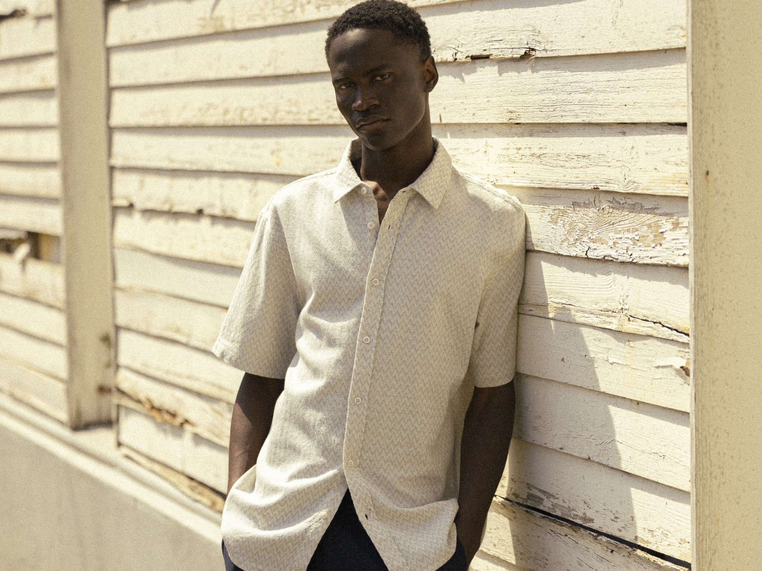 Camisa Relaxed Bordado Ziguezague