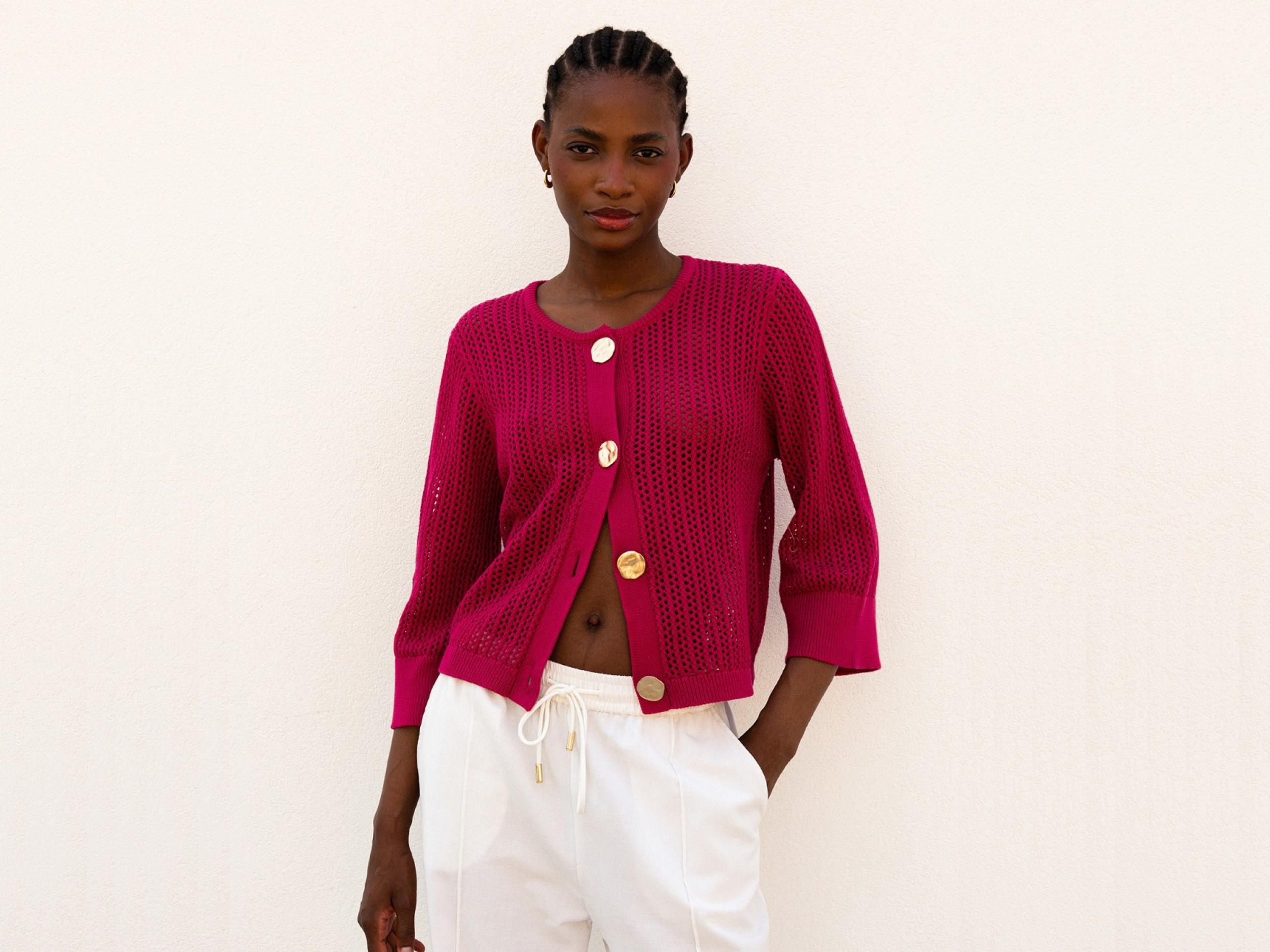 Open Knit Cardigan