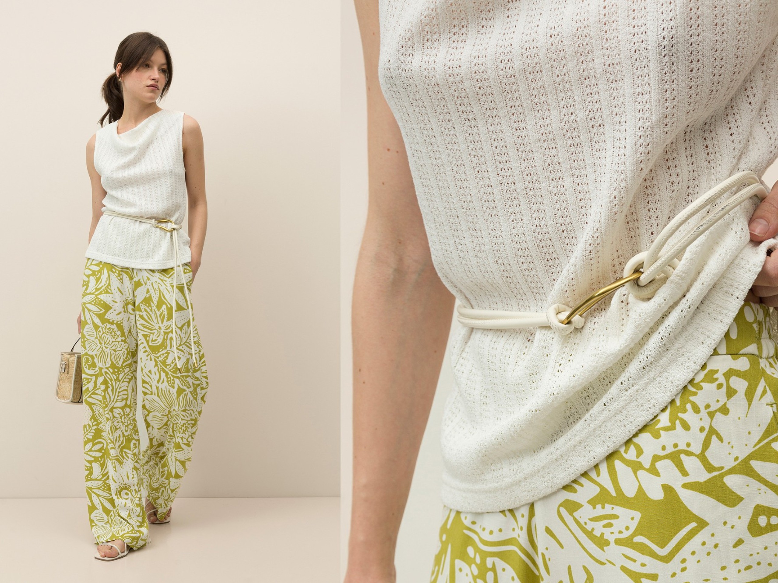 Calas Wide Leg Estampada