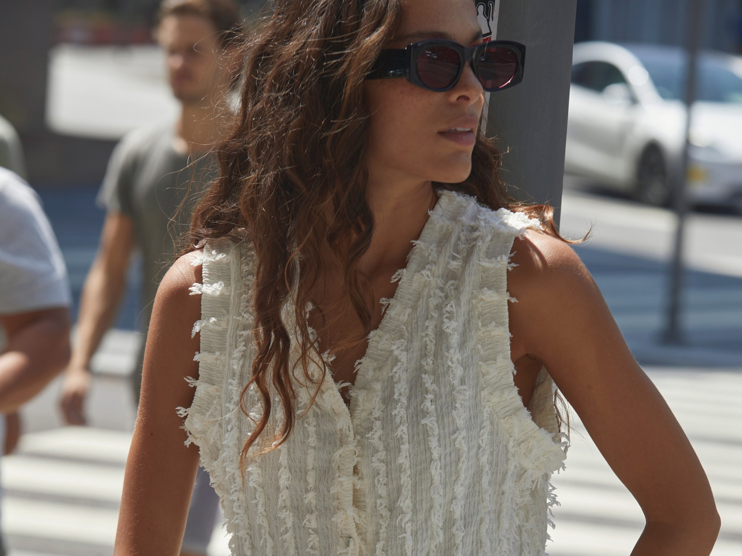 Top Chaleco con Flecos