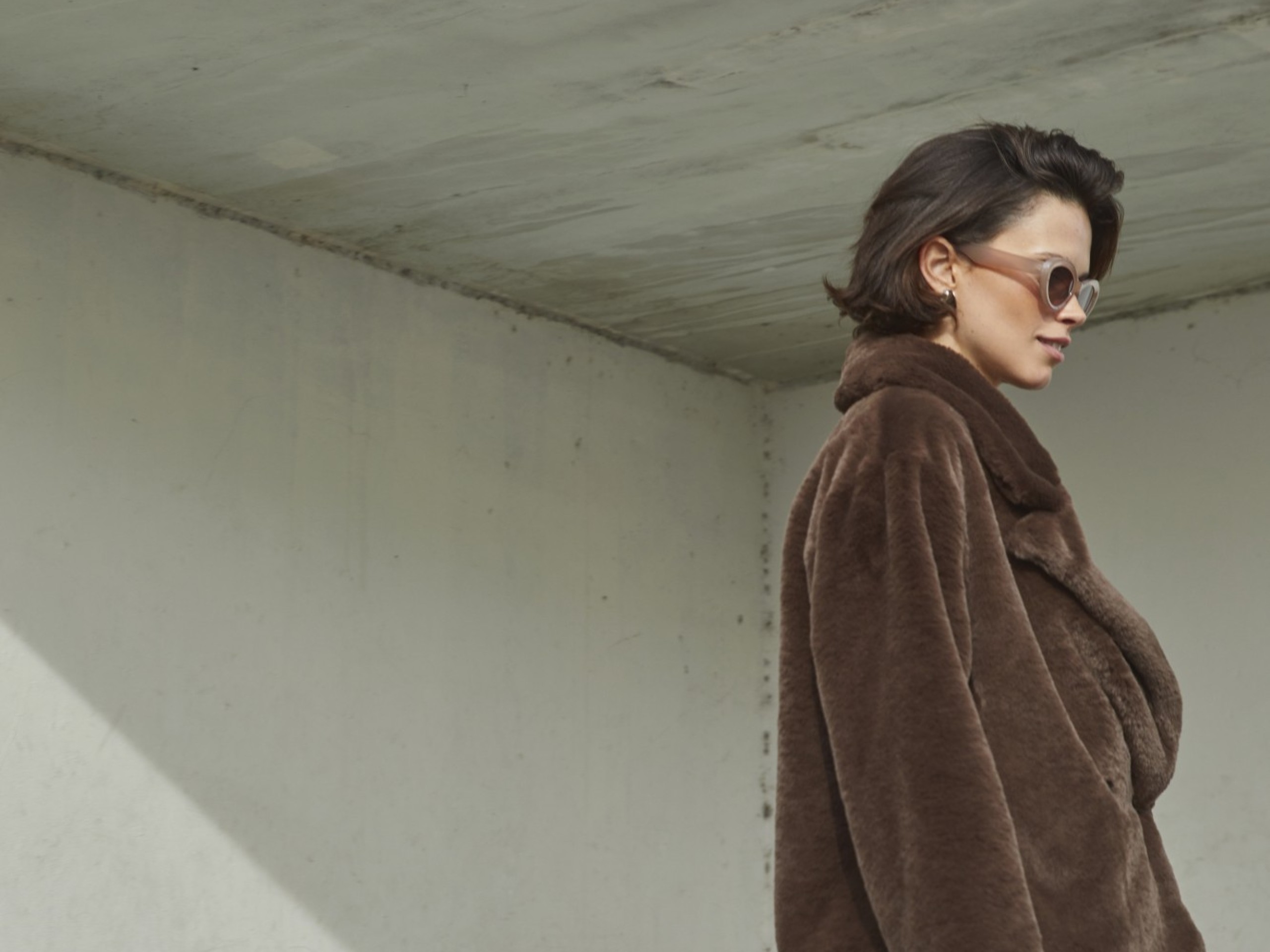 Casaco Relaxed Pelo Sinttico