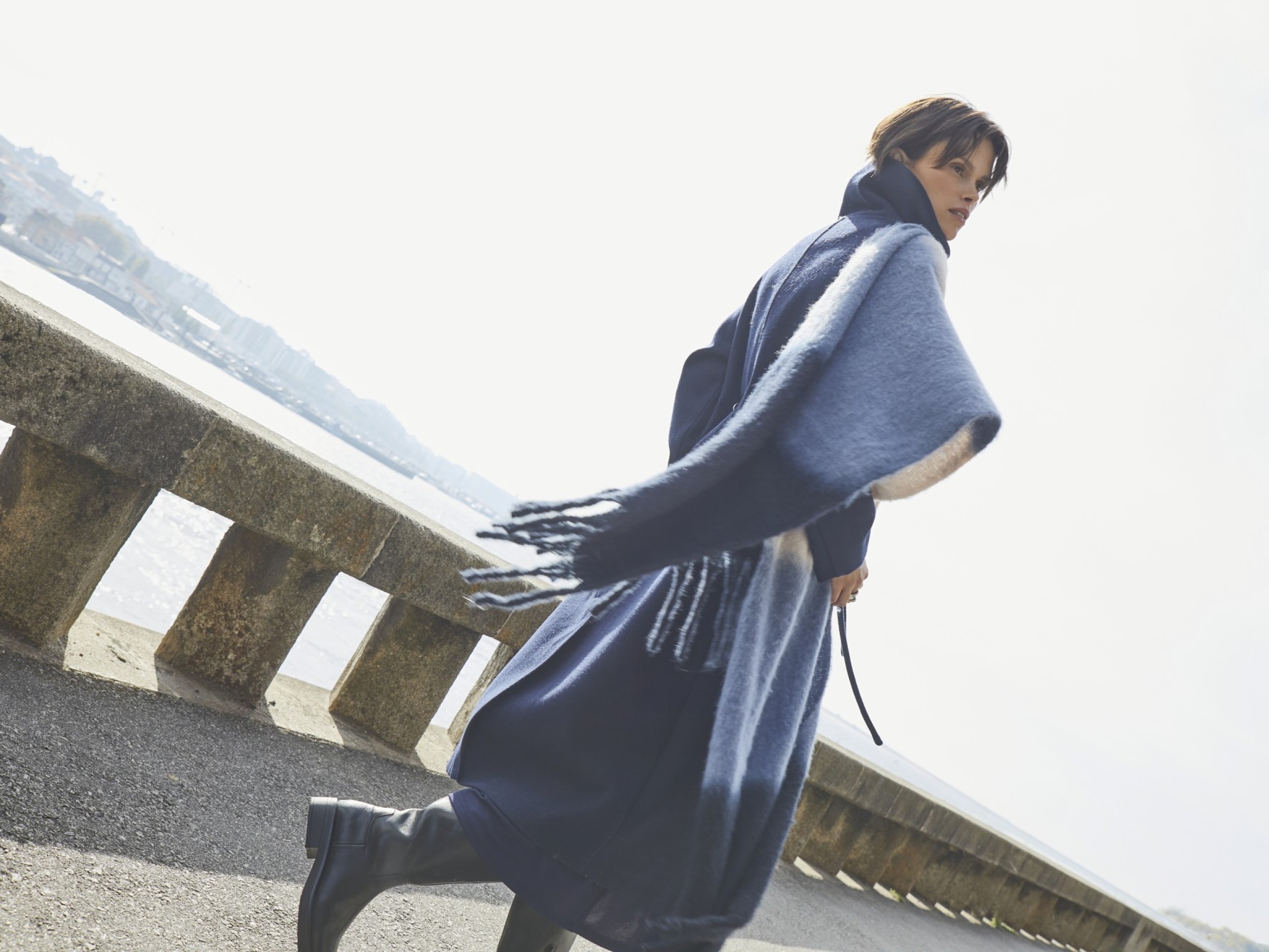 Long Coat with Rope Belt Long Coat with Rope Belt