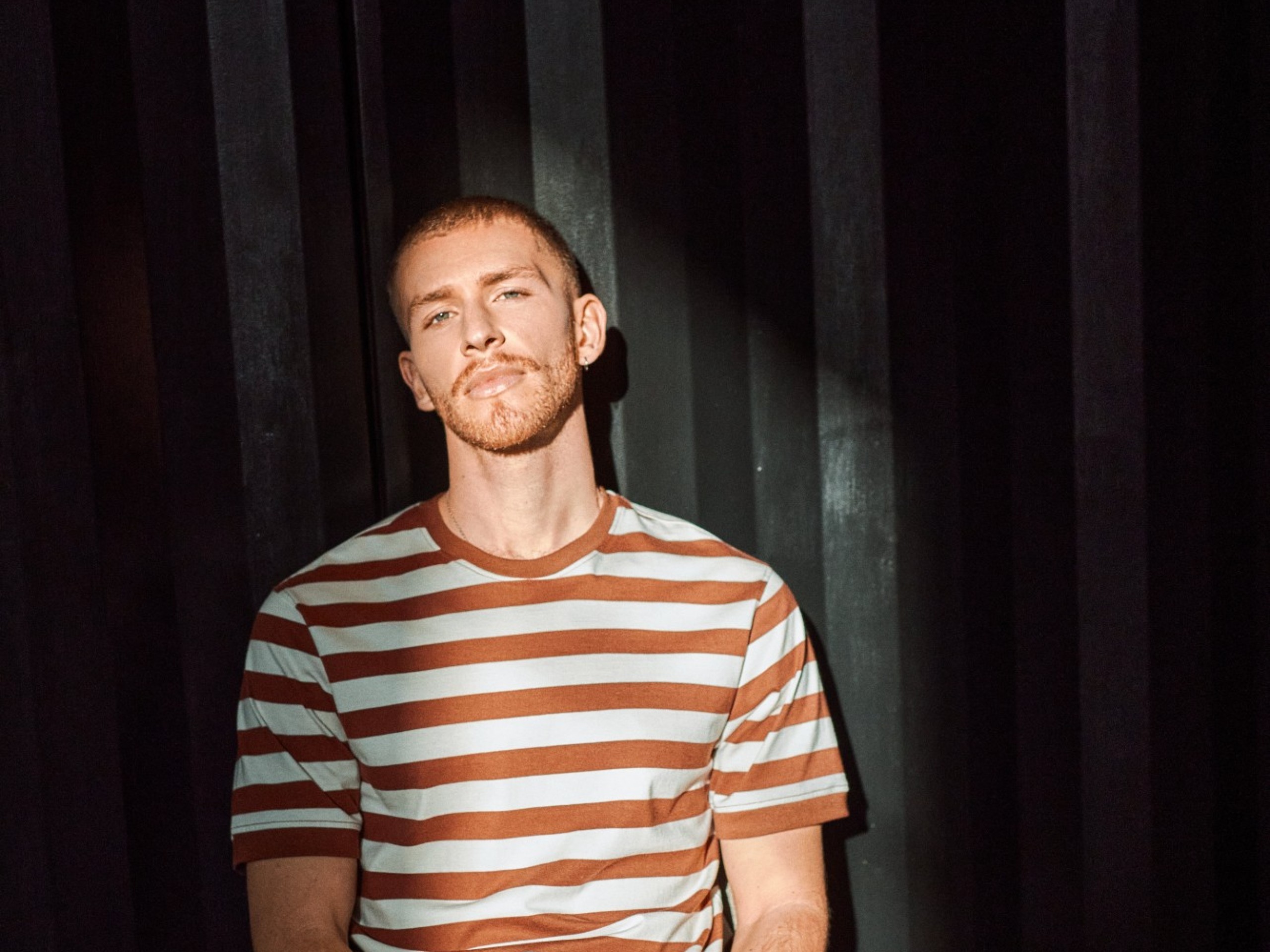 Striped Brown T-Shirt