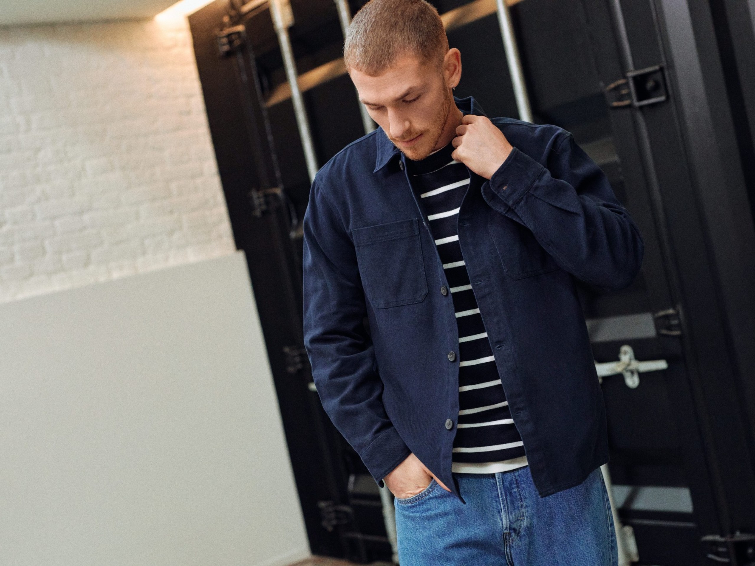 Navy Short Jacket
